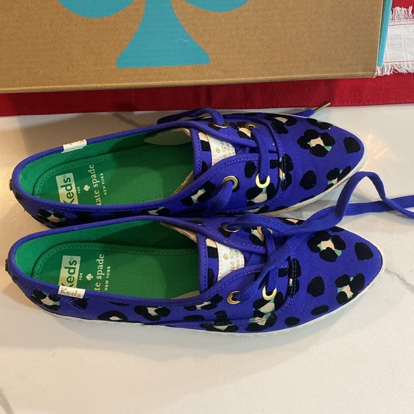 Keds for Kate Spade leopard pointer KS blue - Picture 2 of 5